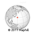 Outline Map of the Area around 31° 11' 6" N, 150° 31' 30" E, rectangular outline