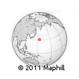 Outline Map of the Area around 31° 11' 6" N, 153° 55' 30" E, rectangular outline