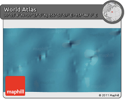 Satellite 3D Map of the Area around 31° 11' 6" N, 157° 19' 29" E