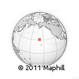 Outline Map of the Area around 31° 11' 6" N, 159° 43' 29" W, rectangular outline