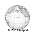 Outline Map of the Area around 31° 11' 6" N, 161° 25' 30" W, rectangular outline