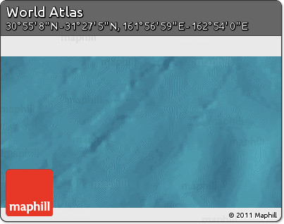 Satellite 3D Map of the Area around 31° 11' 6" N, 162° 25' 30" E