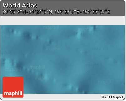 Satellite 3D Map of the Area around 31° 11' 6" N, 164° 7' 30" E