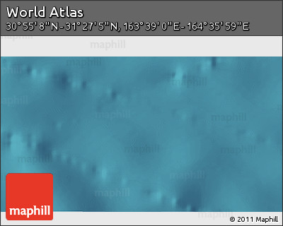 Satellite 3D Map of the Area around 31° 11' 6" N, 164° 7' 30" E