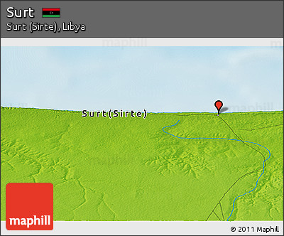 Physical Panoramic Map of Surt