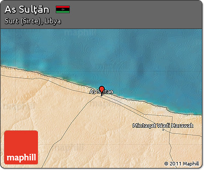 Satellite Map of As Sulţān