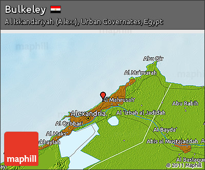 Physical 3D Map of Bulkeley