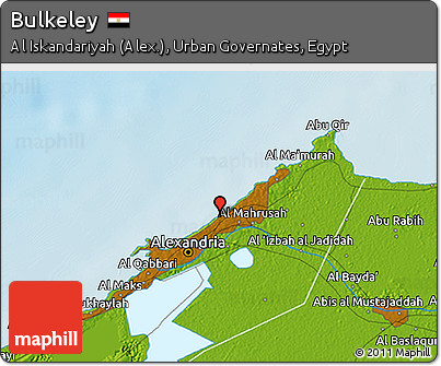 Physical 3D Map of Bulkeley