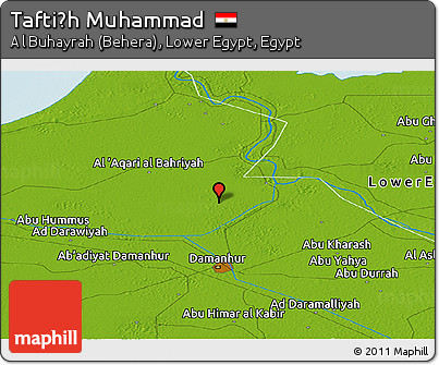 Physical Panoramic Map of Taftiṣh Muhammad