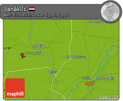 Physical Map of Janāklīs