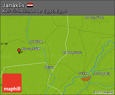 Physical Map of Janāklīs