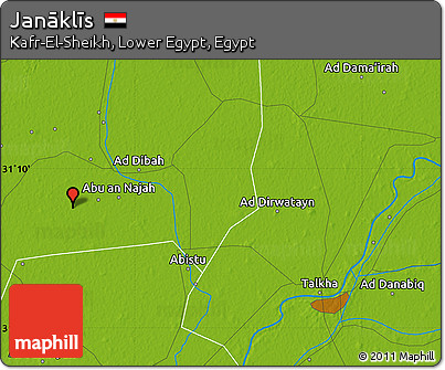 Physical Map of Janāklīs