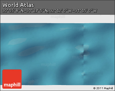 Satellite 3D Map of the Area around 31° 11' 6" N, 32° 13' 30" W