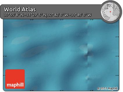 Satellite Map of the Area around 31° 11' 6" N, 32° 13' 30" W