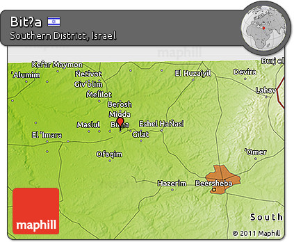 Physical 3D Map of Bitẖa