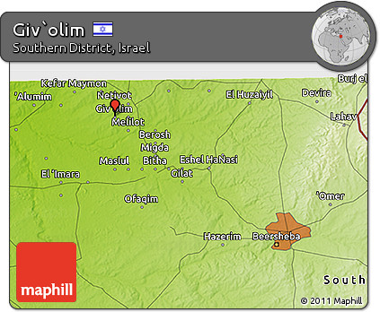 Physical 3D Map of Giv`olim