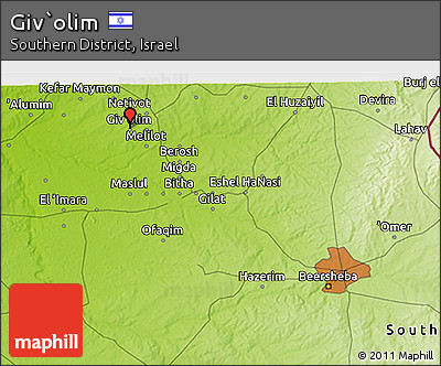 Physical 3D Map of Giv`olim