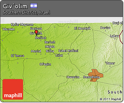 Physical 3D Map of Giv`olim