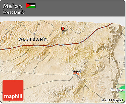 Satellite 3D Map of Ma`on