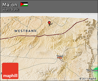 Satellite 3D Map of Ma`on