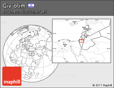 Blank Location Map of Giv`olim