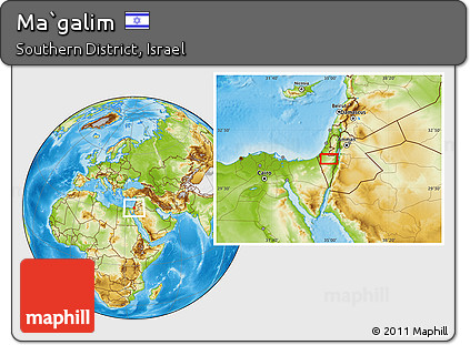 Physical Location Map of Ma`galim