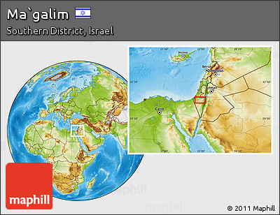 Physical Location Map of Ma`galim