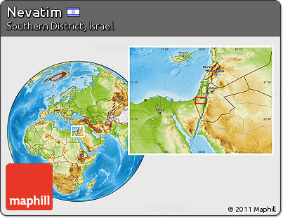 Physical Location Map of Nevatim