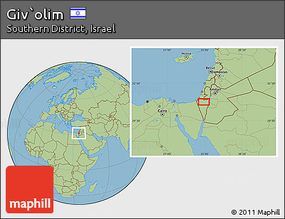 Savanna Style Location Map of Giv`olim