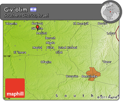 Physical Map of Giv`olim