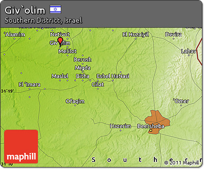 Physical Map of Giv`olim