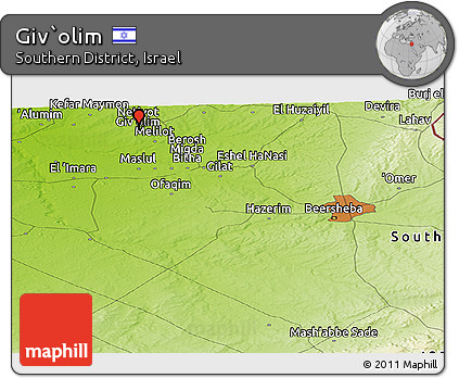 Physical Panoramic Map of Giv`olim