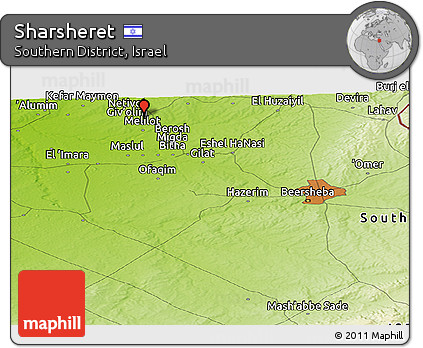 Physical Panoramic Map of Sharsheret