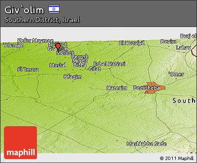 Physical Panoramic Map of Giv`olim