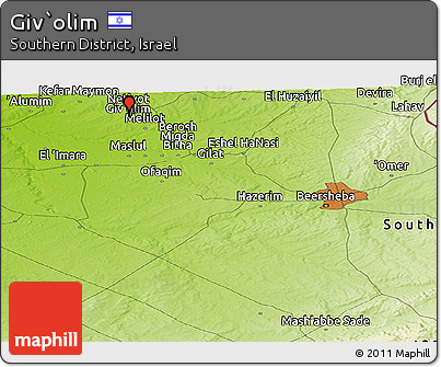 Physical Panoramic Map of Giv`olim