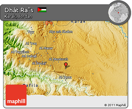 Physical 3D Map of Dhāt Ra”s