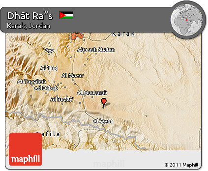 Satellite 3D Map of Dhāt Ra”s