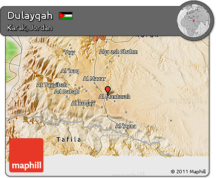 Satellite 3D Map of Dulayqah