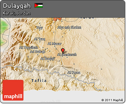 Satellite 3D Map of Dulayqah