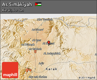 Satellite 3D Map of As Simākīyah