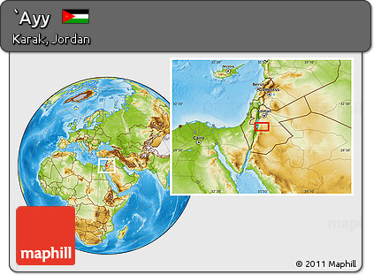 Physical Location Map of `Ayy