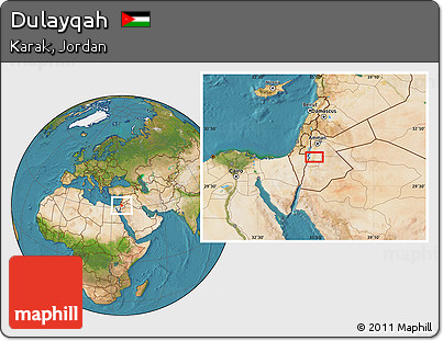 Satellite Location Map of Dulayqah