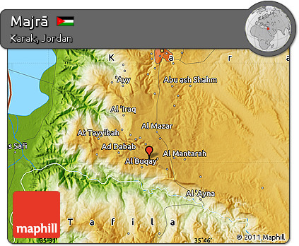 Physical Map of Majrā