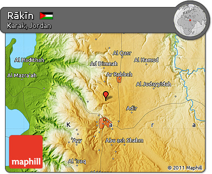 Physical Map of Rākīn
