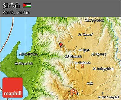 Physical Map of Şirfah