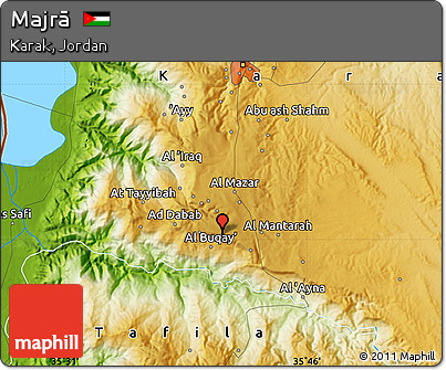 Physical Map of Majrā