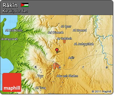 Physical Map of Rākīn
