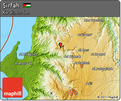 Physical Map of Şirfah
