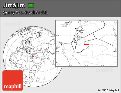 Blank Location Map of Jimājim