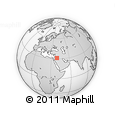 Outline Map of the Area around 31° 11' 6" N, 39° 10' 29" E, rectangular outline
